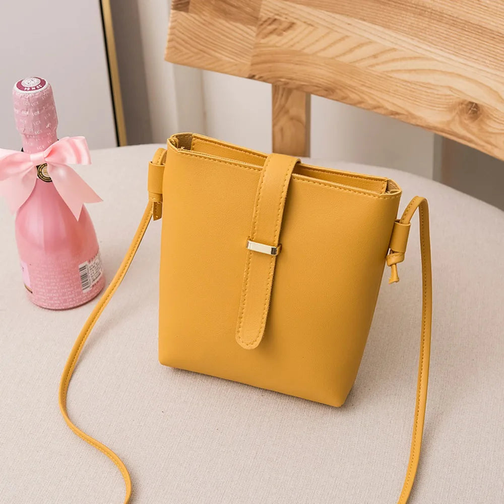 Fashion PU Leather Women Crossbody Bags 10 Colors Waterproof Girls Tote Bag Ladies Small Purses Women Girls