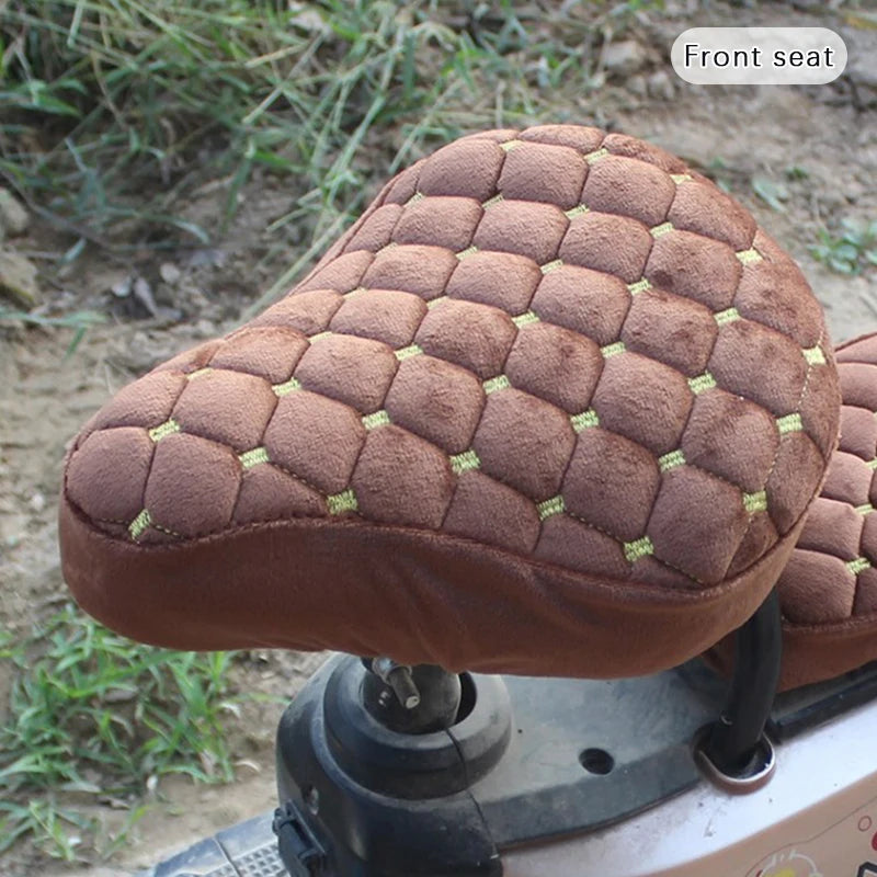 Electric Bicycle Seat Cover Battery Car Bicycle Universal Seat Cover Comfortable Thickening Cover