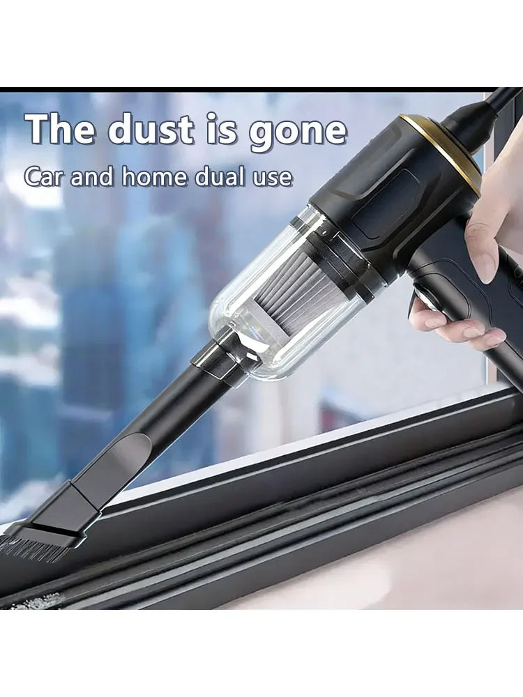 5-in-1 Portable Cordless Handheld Car Vacuum Cleaner Wet Dry High Power Rechargeable Home Cleaner Aspirateur Sans Fil