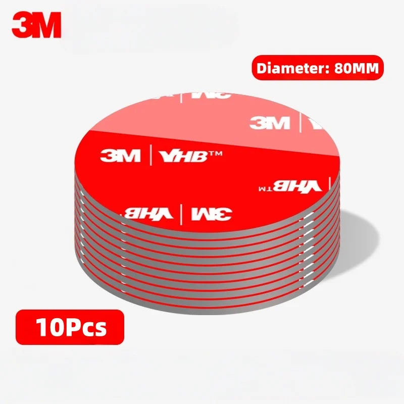 Original 3M VHB Double Sided Foam Tape Heavy Duty Adhesive Dash Cam Mount Mounting Tape Black for Automotive Car Home Use
