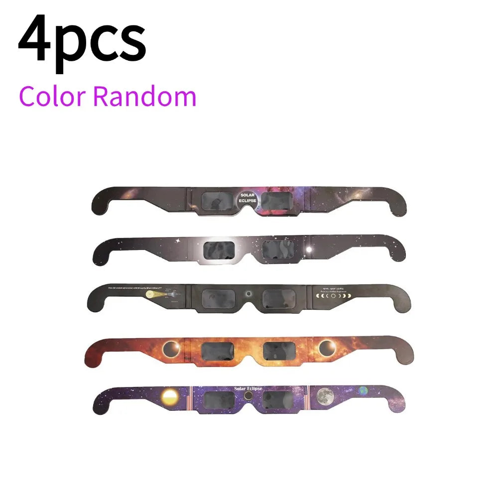 30pcs CE/ISO Certified Paper Solar Eclipse Glasses Safe For Direct Sun Viewing Observe Total Eclipses Partial Eclipse Wholesale