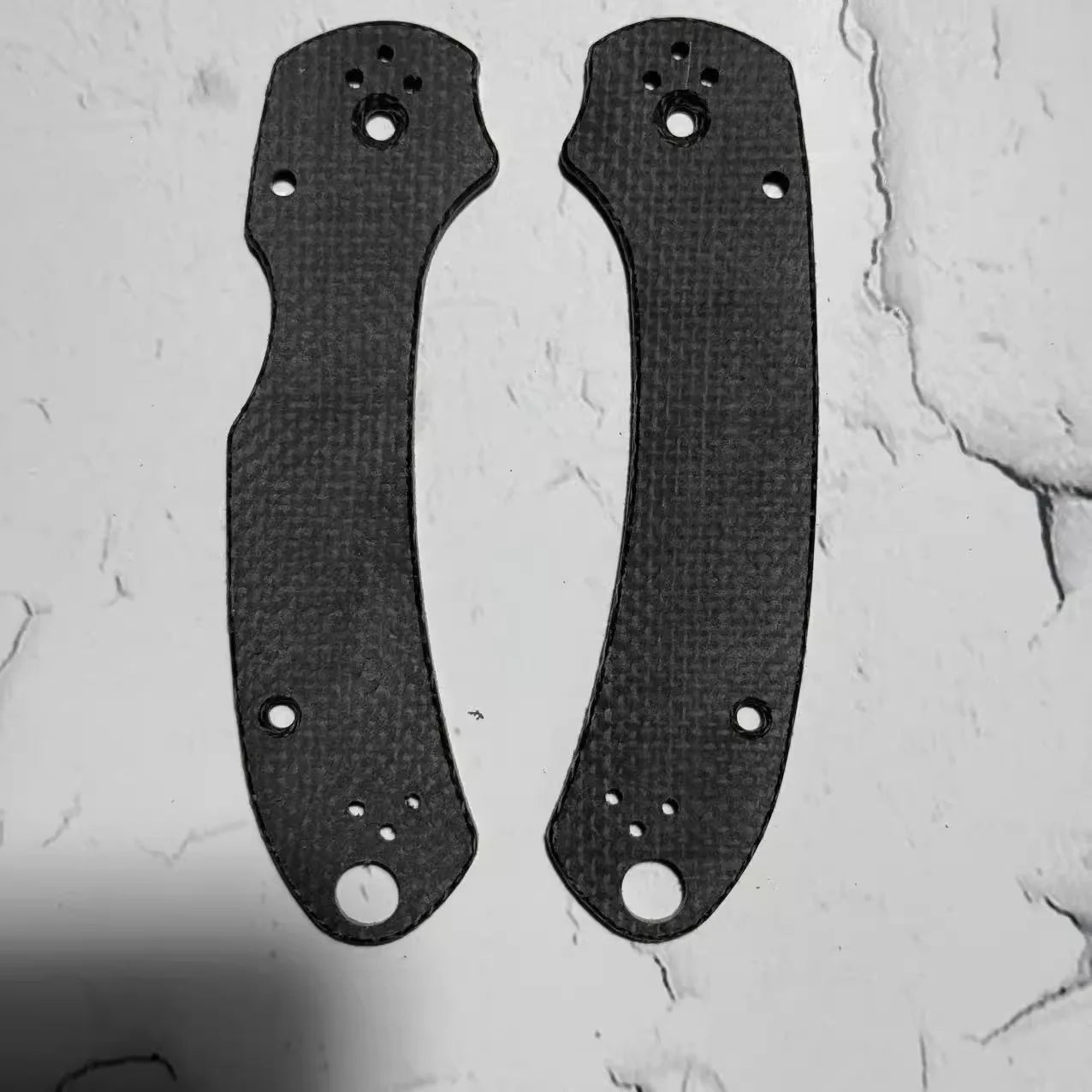 1 Pair Custom Made Micarta Grip Knife Handle Scales for Spyderco C223 Para3