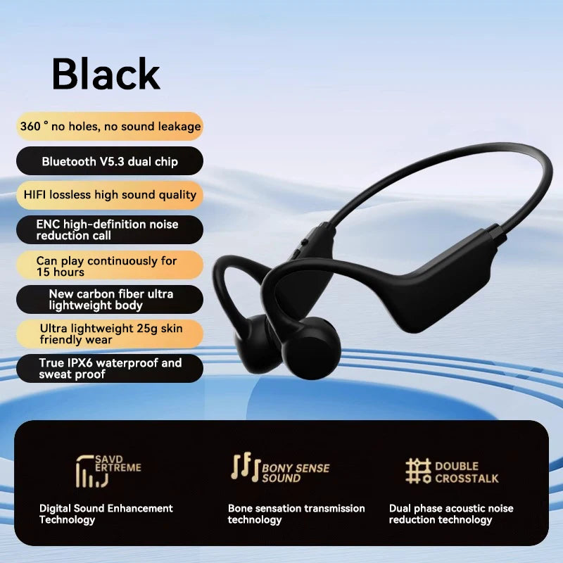 Bone Conduction Headphones IPX8 Waterproof MP3 32GB Bluetooth 5.4 Sports Headphones with Mic for Swimming Running 2026 New