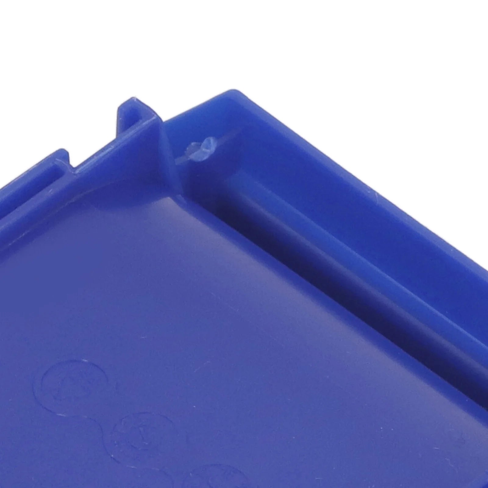 Stackable Shop Tool Bin Inclined Mouth Thickened Waterproof Wear Resistant PP Plastic Parts Storage Rack with Stands for Screws