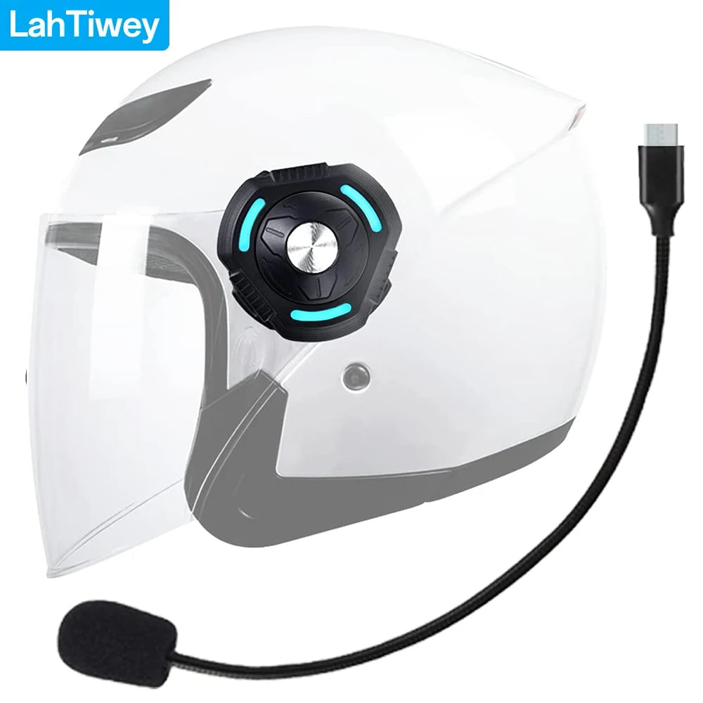 Motorcycle Bluetooth Headset Bone Conduction Speaker Skiing Earphone Waterproof Bluetooth Helmet Headset with Noise Cancellation