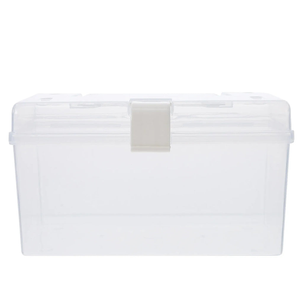 1Pcs Transparent Premium Plastic Mask Storage Box Dustproof Portable Face Cover Case Space Saving Drawer Cabinet Organizer