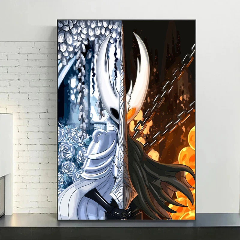 Hot Popular Video Game Hollow Knight Posters and Prints Canvas Printing Modern Wall Art Picture for Living Room Home Decoration