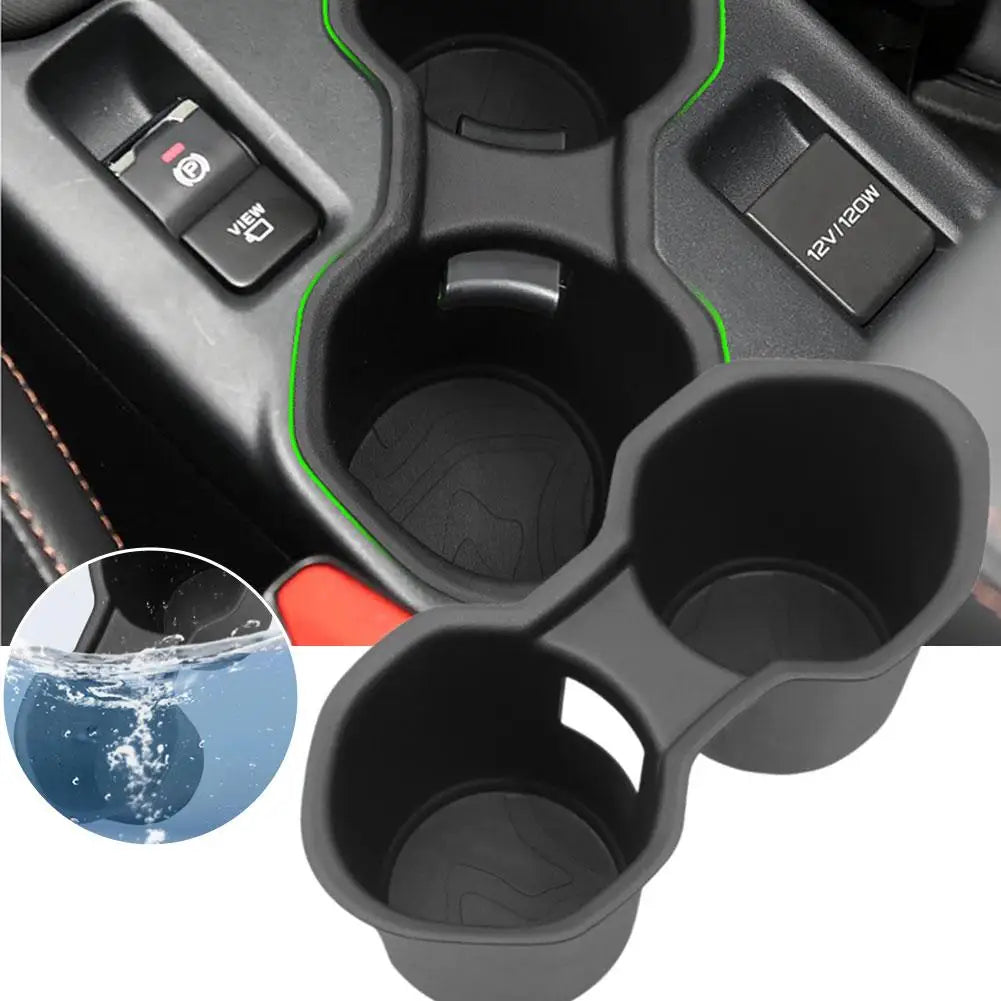 for Subaru Forester 2025 2026 Water Cup Holder Insert Car Cup Box Shock-Absorbing Tray Organizer Tidying Accessories TPE