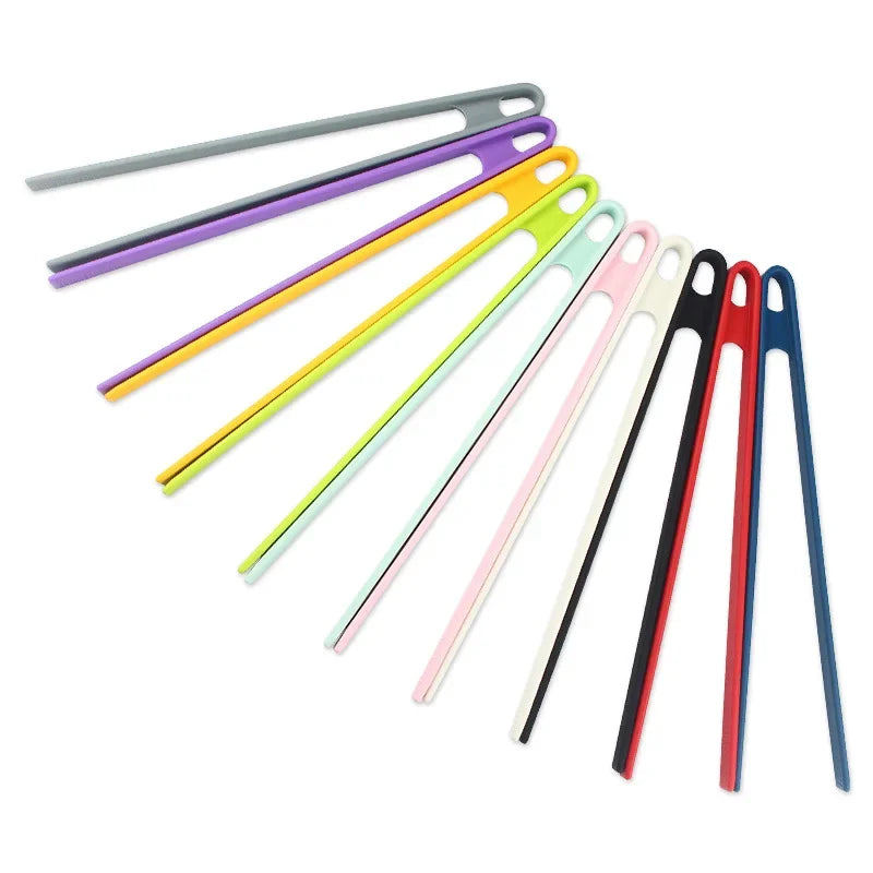 Silicone Food Toast Tongs Trivet Tongs for Kitchen Tongs Non-slip Cooking Clip Clamp BBQ Salad Tools Grill Kitchen Accessories