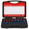 A84E-Ut And Bolt Thread Checkers For Nut Bolt Size Finder And Identifier Standard And Metric Thread Checkers Set