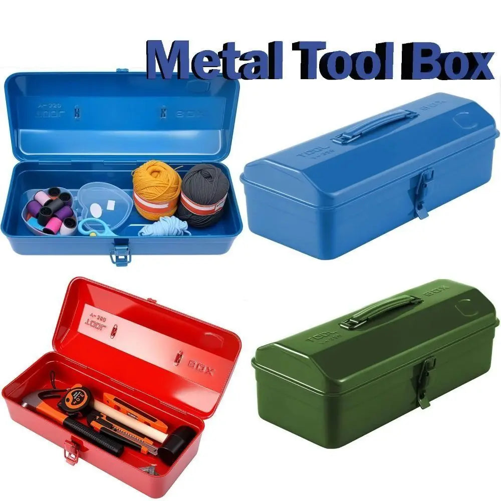 Lightweight Large Metal Toolbox Heavy Duty Multi-function Storage Tools Box Metal Tool Box Multipurpose Use
