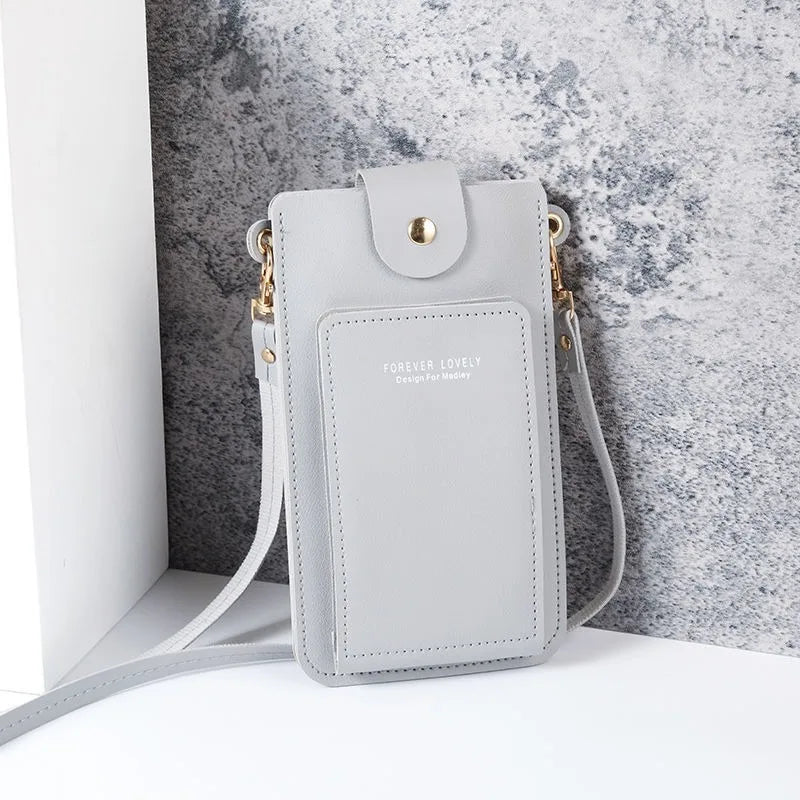 Multi-functional Cell Phone Touch Screen Clutch Bag Women's Wallet Large Capacity Travel Card Holder Passport Holder