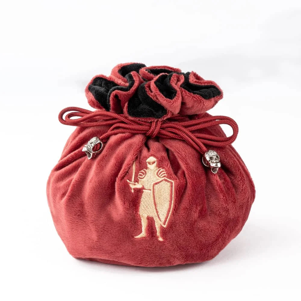 New Drawstring Dice Bag Flannelette Double-Layer Storage Bag Round Bottom Big Pouch for Packing Gift RPG Dice Board Game