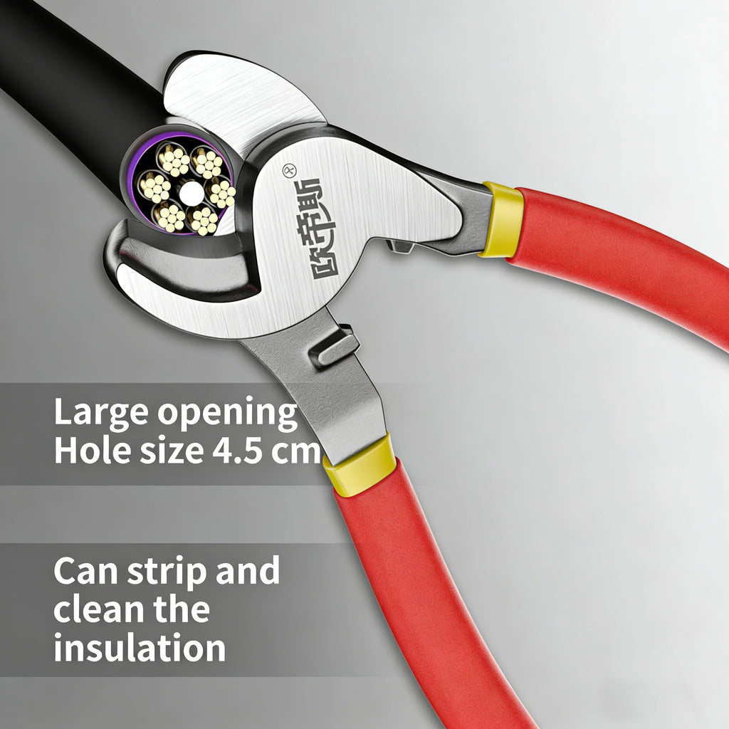 6/8/10 Inch Industrial-grade Dipped Plastic Insulated Cable Cutter Professional-Grade Crimping Pliers Multifunction Hand Tools