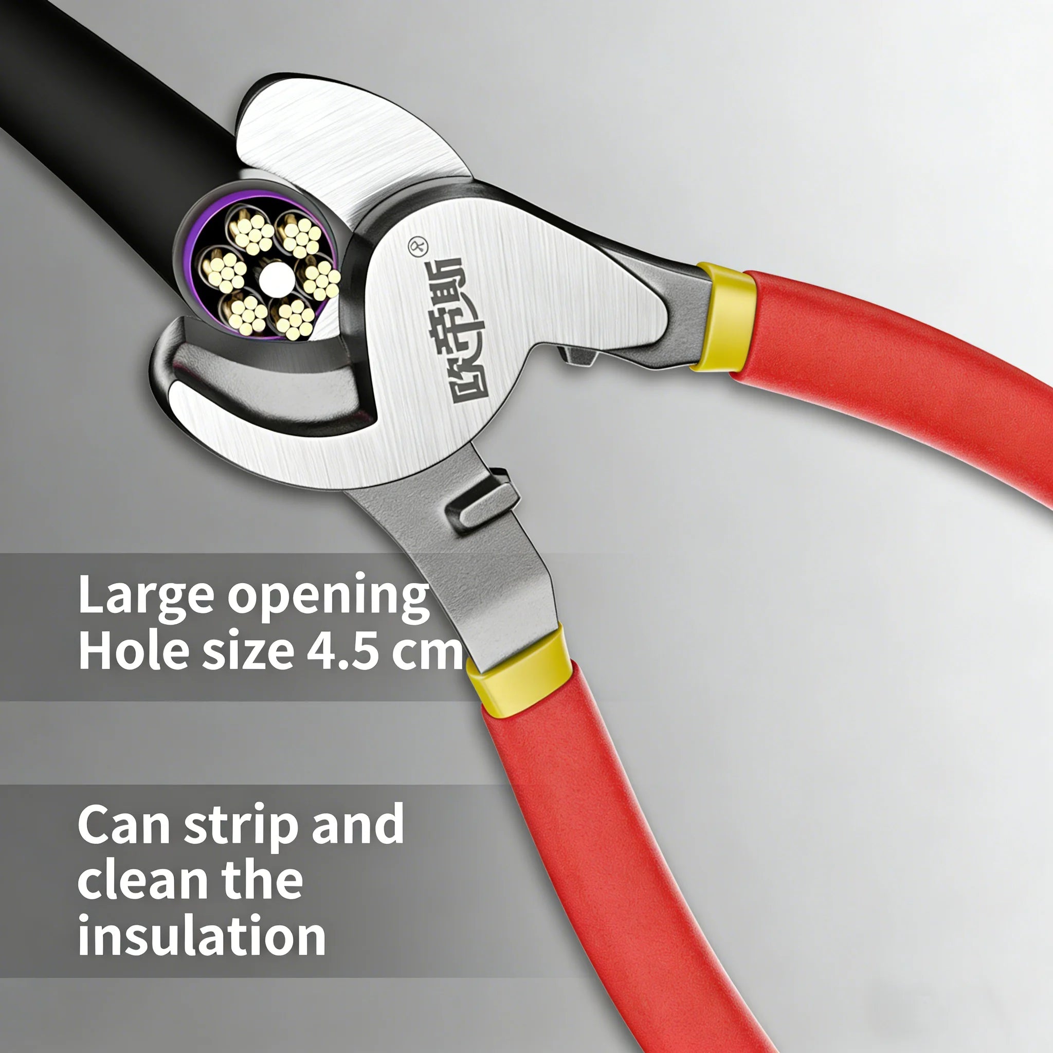 6/8/10 Inch Industrial-grade Dipped Plastic Insulated Cable Cutter Professional-Grade Crimping Pliers Multifunction Hand Tools