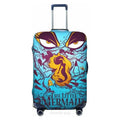 Stretchable Travel Luggage Protector Fashion Princess Pattern Fits 18-32 Inch Luggage Anti-Scratch Washable Suitcase Cover