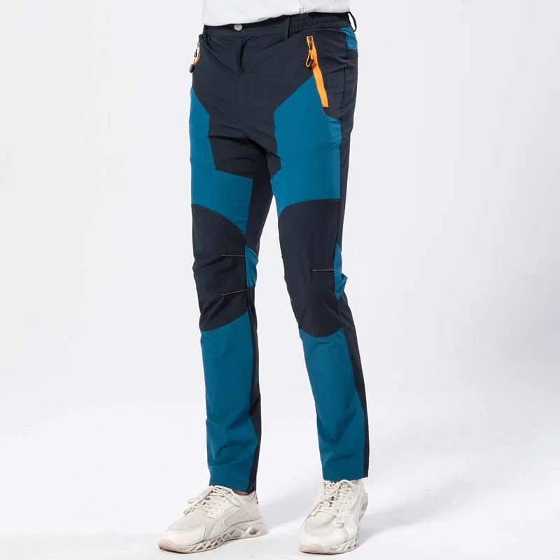 Elastic Mens Hiking Pants Outdoor Sport Summer Quick Dry Windproof Waterproof Trekking Climbing Wear-resistant Breathable Pants