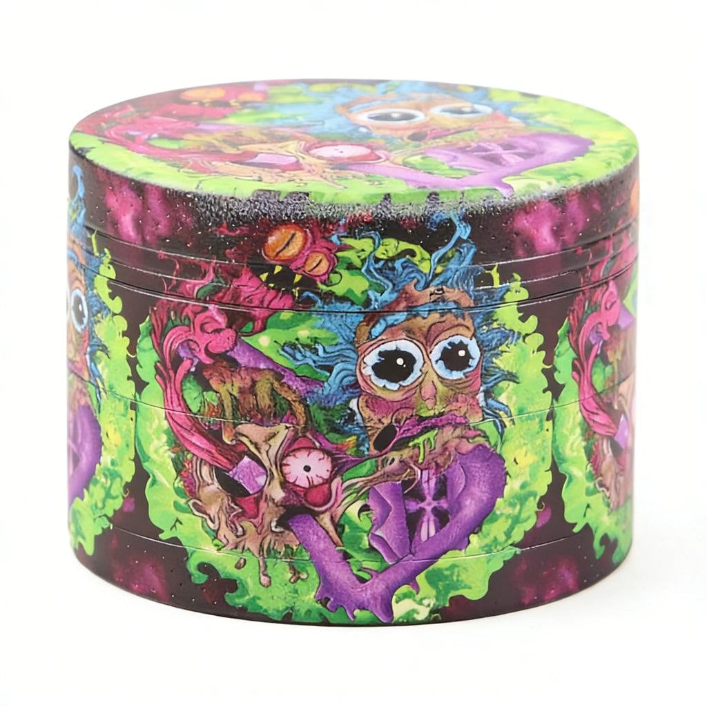 2Inch/50mm 4 Layers Tree Monster Metal Herb Grinder Portable Gift