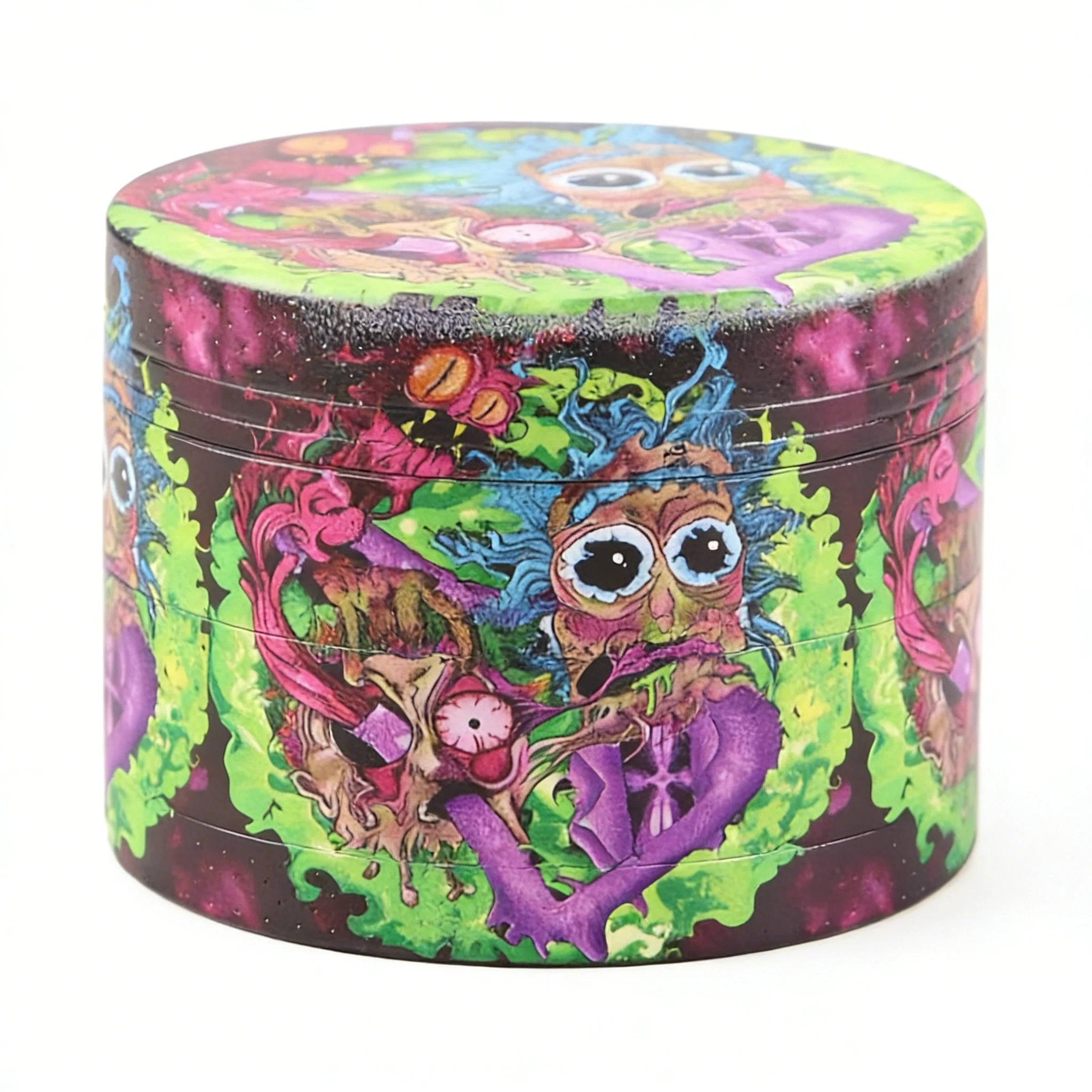 2Inch/50mm 4 Layers Tree Monster Metal Herb Grinder Portable Gift