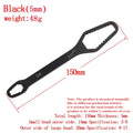 8 to 17 Black Multifunctional Double End Box Wrench Hexagon Double End Solid Wrench Screw and Nut Tool with Various Diameters