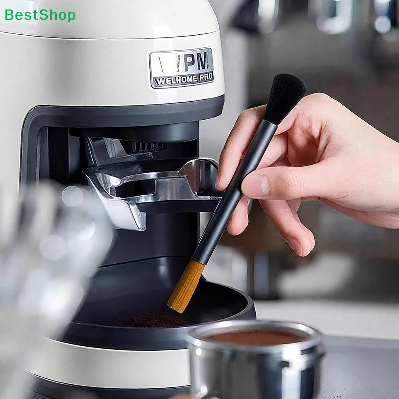 ♬Coffee Bar Counter Cleaning Brush Coffee Grinder Semi-automatic Coffee Machine Coffee Powder Soft Bristle Brush Coffee Tool