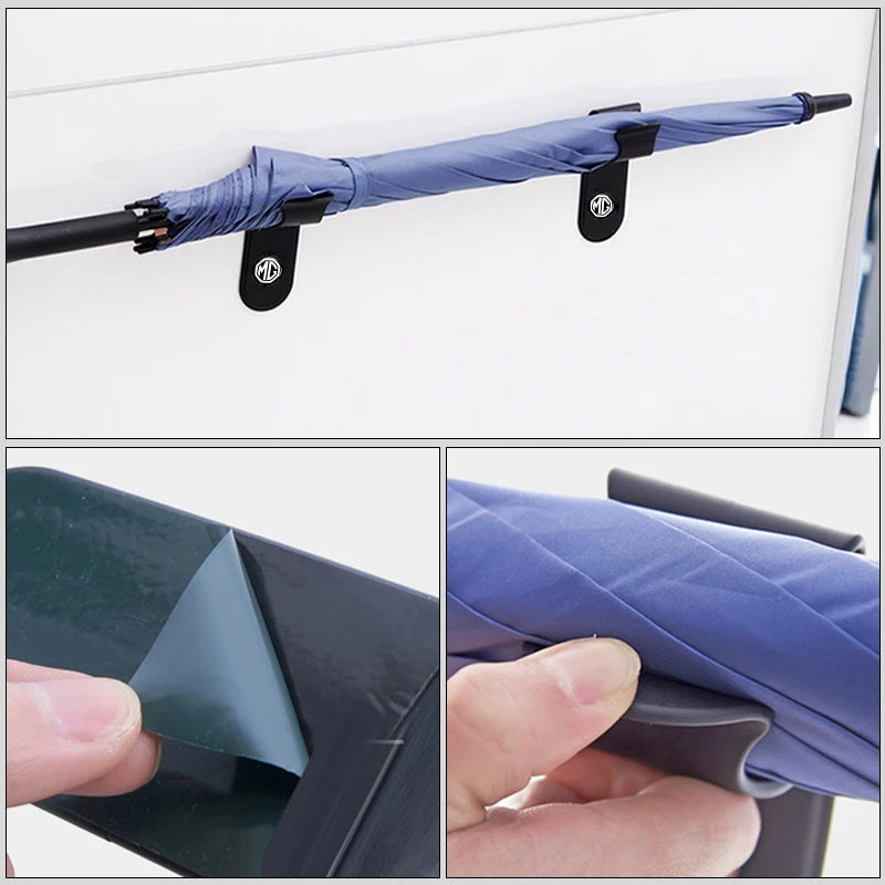 Car Umbrella Holder Fixing Bracket Car Trunk Fastener Clip Backpack Hanging Hook For Morris Garages MG 3 5 6 7 HS ZS GS TF GT ZR