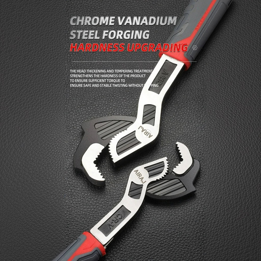 6/8/10 inch Multi-Function Adjustable Wrench Mechanical Tools Universal Wrench Bathroom Pipe Wrench Plumber Multi Hand Tool