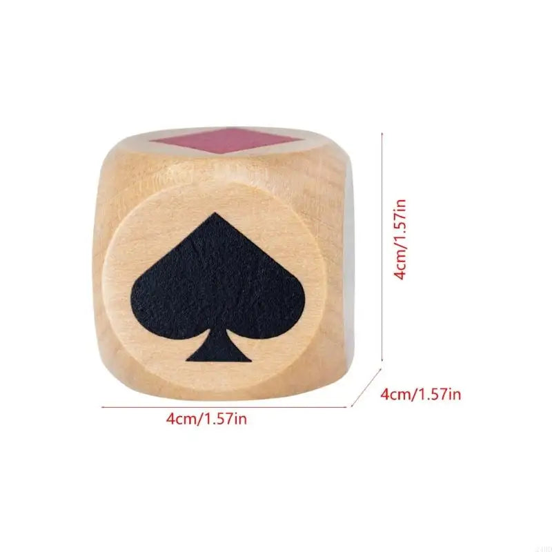 2Pcs Double trumps Marker Dices Replacement trumps Dices Suit Marker Great Gift for Card Game Enthusiasts 24BD