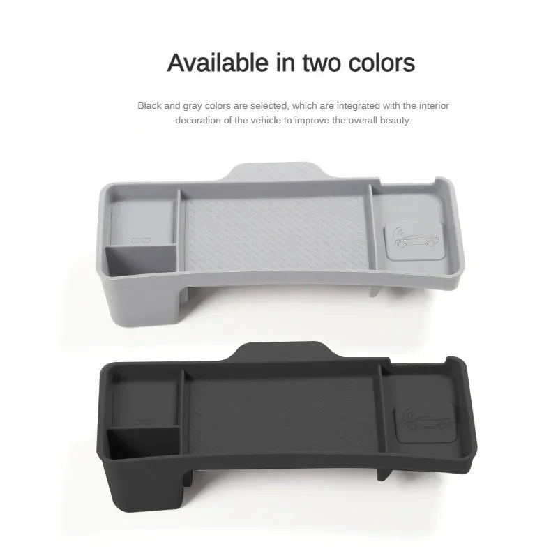 For Tesla Model 3 Highland Dashboard Storage Tray Model Y L 2026 Silicone Panel Screen Back Organizer Tissue Box Glasses Holder