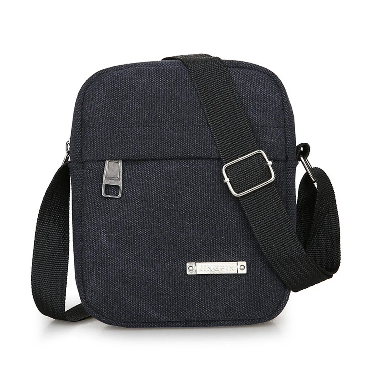 Men's Casual Canvas Shoulder Bag Crossbody Phone Pouch Small Backpack Leisure Tote Handbag for Men