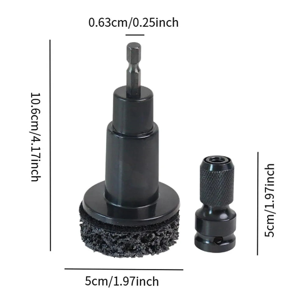Wheel Hub & Stud Cleaning Tool KiT Rust Removal Disc Rapidly Cleans Rotors Cleaning Kit Inner Rim Cleaner Tool
