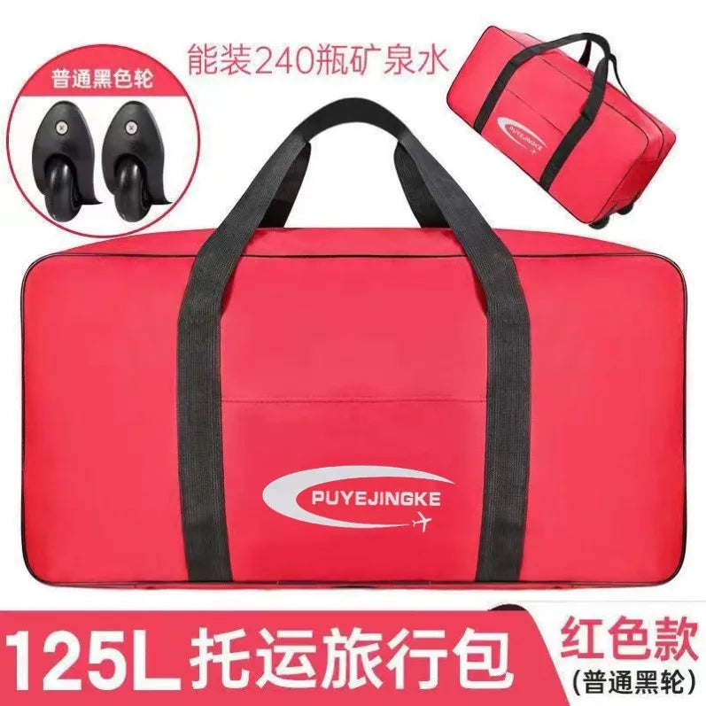 Cheap Air Travel Large Capacity Backpack Luggage Bag with Wheels Moving Packing Bag for Work Travel Bag Leisure Scene
