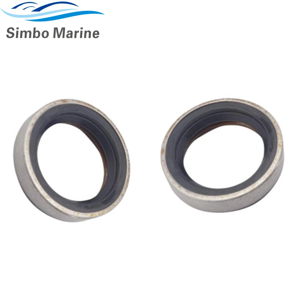 2pcs Oil Seal 26-F697118 26-12224 for Mercury Mariner Outboard Motor Sierra 18-2076 GLM 85700