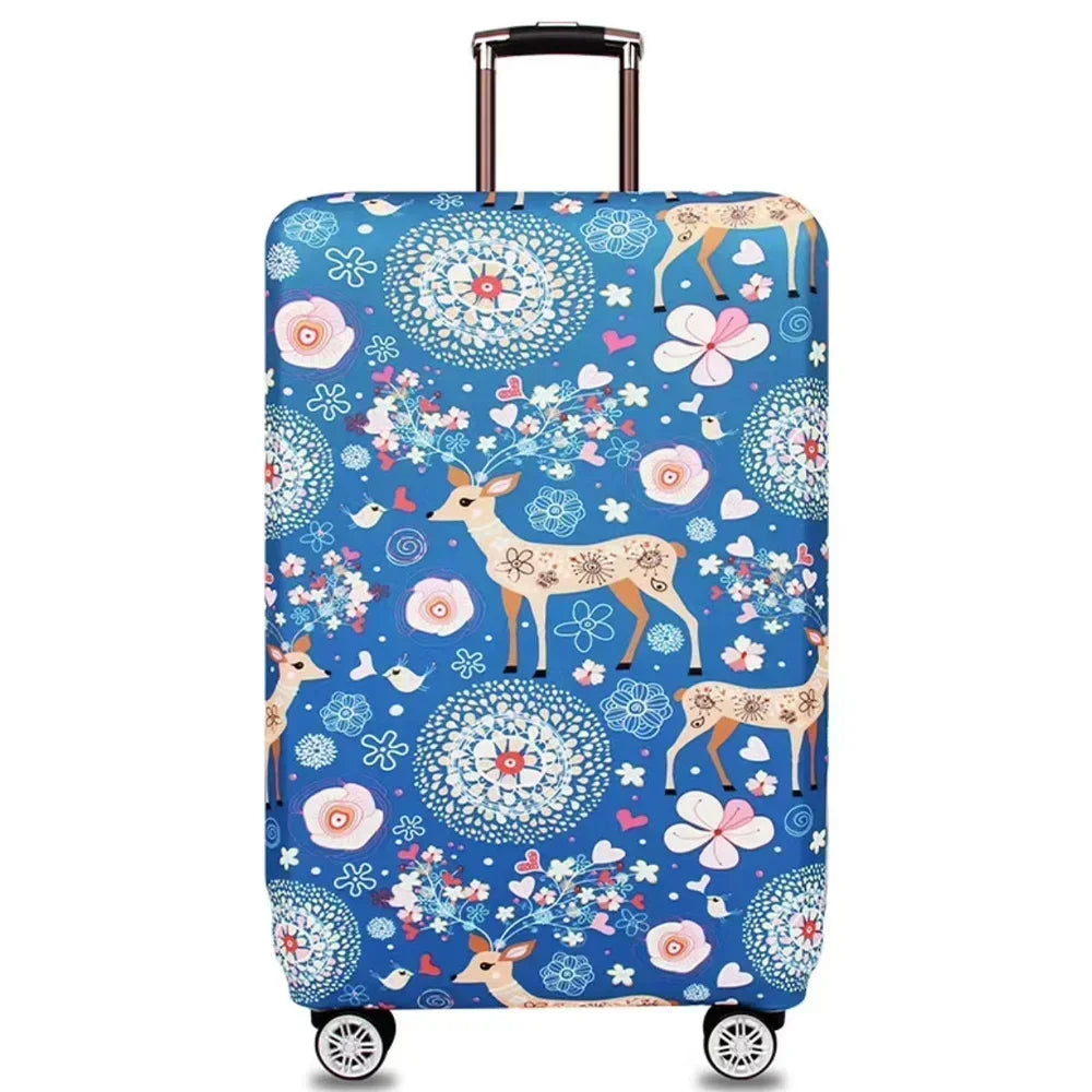 Luggage Cover Stretch Fabric Suitcase Protector Baggage Dust Case Cover Suitable for18-32 Inch Suitcase Case Travel \[p';[[l