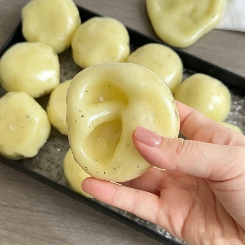 Handmade Squishy Mashed Potatoes Stress Ball Toy Ice Sand Potatoes No rebound Squeeze Fidget Toy ASMR Sensory Anti Stress Toys
