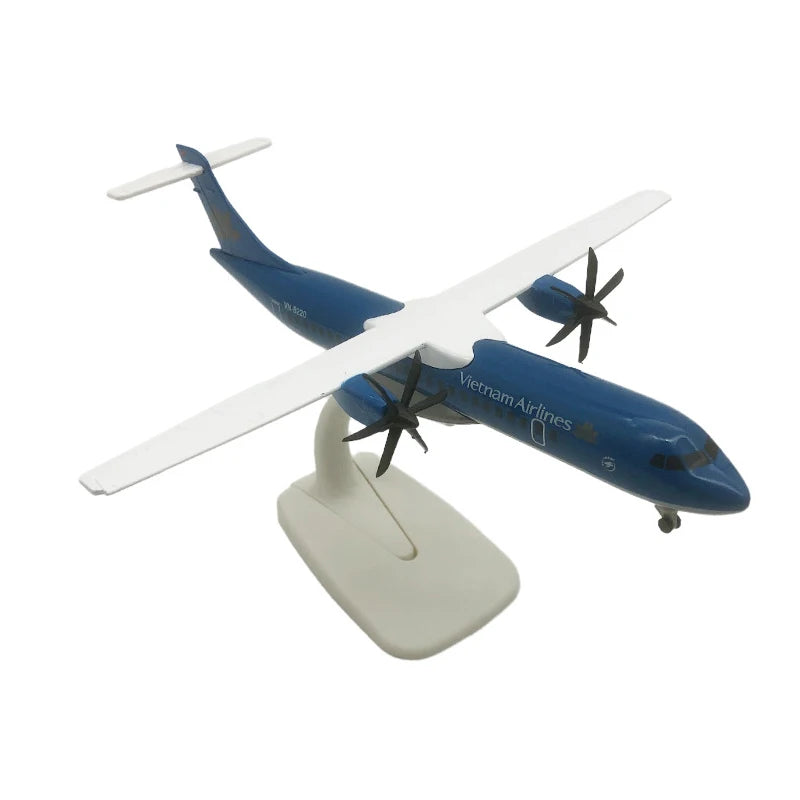 1Pc 20cm ATR Plane Airplane Model Aircraft Diecast Metal  Alloy Collection Gift Children Toy Home Decor