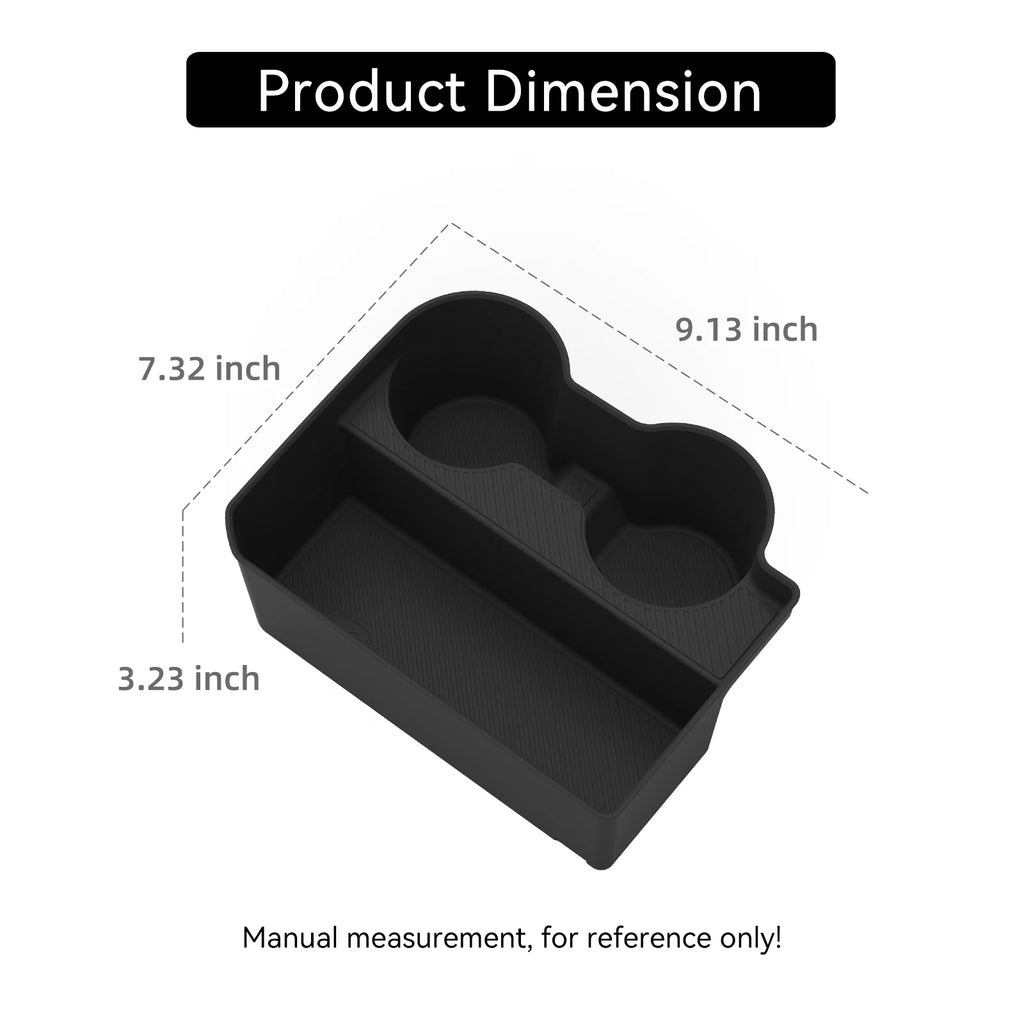 for Kia Telluride 2027 Central Console Water Cup Holder Car Interior Accessories Drinks Holder Silicone Storage Case Tray