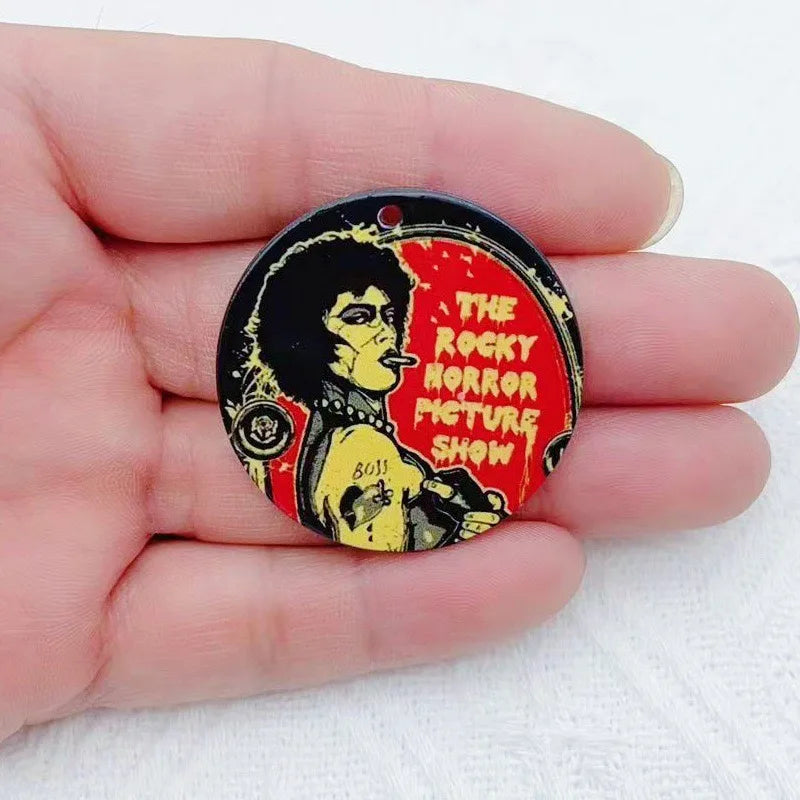 10pcs acrylic cartoon character jewelry necklace bracelet earring pendant DIY jewelry accessories craft supplies