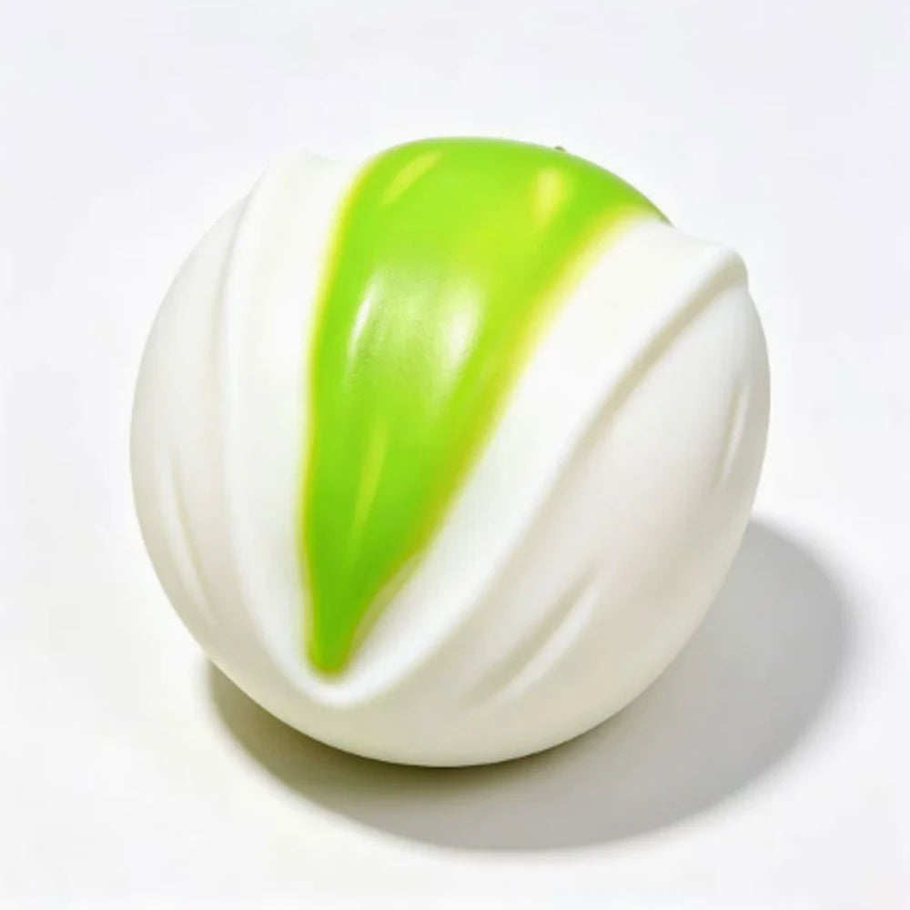 Crunchy Pistachio Stress Ball, Filled Round Blocks ASMR Squeeze Toy, Stress Relief Hand Relax Sensory Toy Gift Squishy Toys
