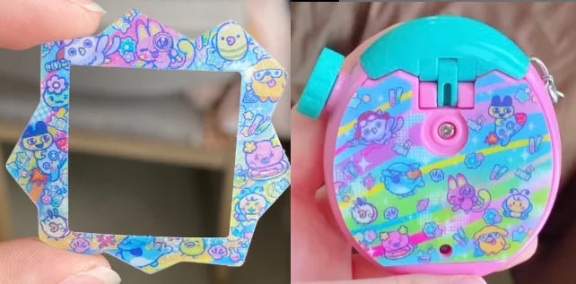 IN STOCK Cannot Be Past Dynamic Lenticular Tamagotchi Paradise Cartoon Characters Diy Handmade Panel Paper And Backboard Paper