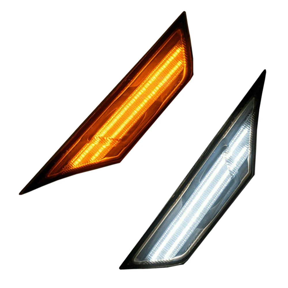 LED Side Marker Light Smoked Side Marker Signal Lights Marker Lamp Lens LED Bulbs For Honda For Civic 2016-2021 Car Accessories