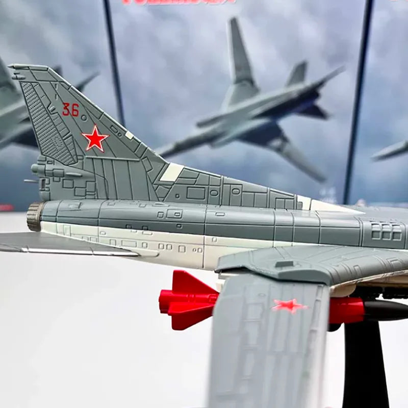 WLTK Diecast 1: 144 Scale Soviet TU22 Figure 22M3  Bomber Alloy Finished Product Souvenir Hobby Collection Toy Gift
