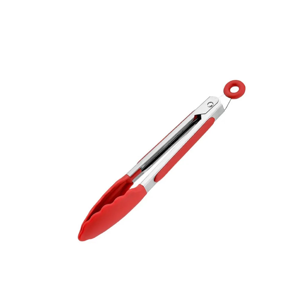 7/9/12inch Silicone Kitchen BBQ Tongs Stainless Steel Locking Cooking Tongs with Silicone Tips Non-Slip Food Tongs for Cooking
