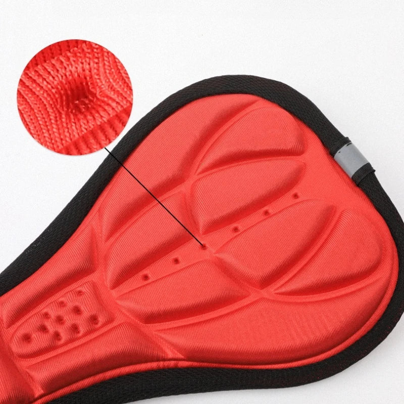 3D Bicycle Saddle Soft Cover Comfort Breathable Sponge Foam Seat Cushion Cycling Seat Pad Outdoor Mountain Bike Accessories