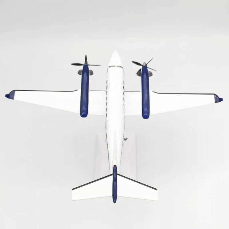 Aimo Wings 1:75 Scale KingAir 350i/360ER Business Jet Static Aircraft Simulation Finished Souvenir Hobby Collection Toy Gift