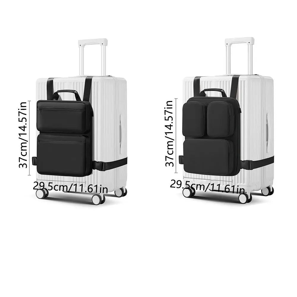 Adjustable Straps Boarding Case Hanging Bag Expansion Removable Suitcase Additional Handbag Large Capacity Foldable
