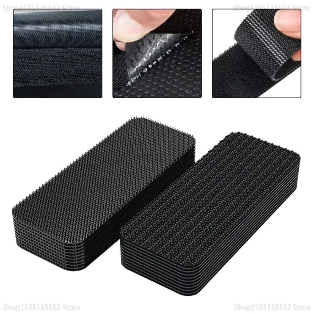 20pcs Foot Mats Fixed Sticker Magic Magic Sticker Car Adhesive Backing Strong Double-sided Adhesive High Viscosity Non-marking