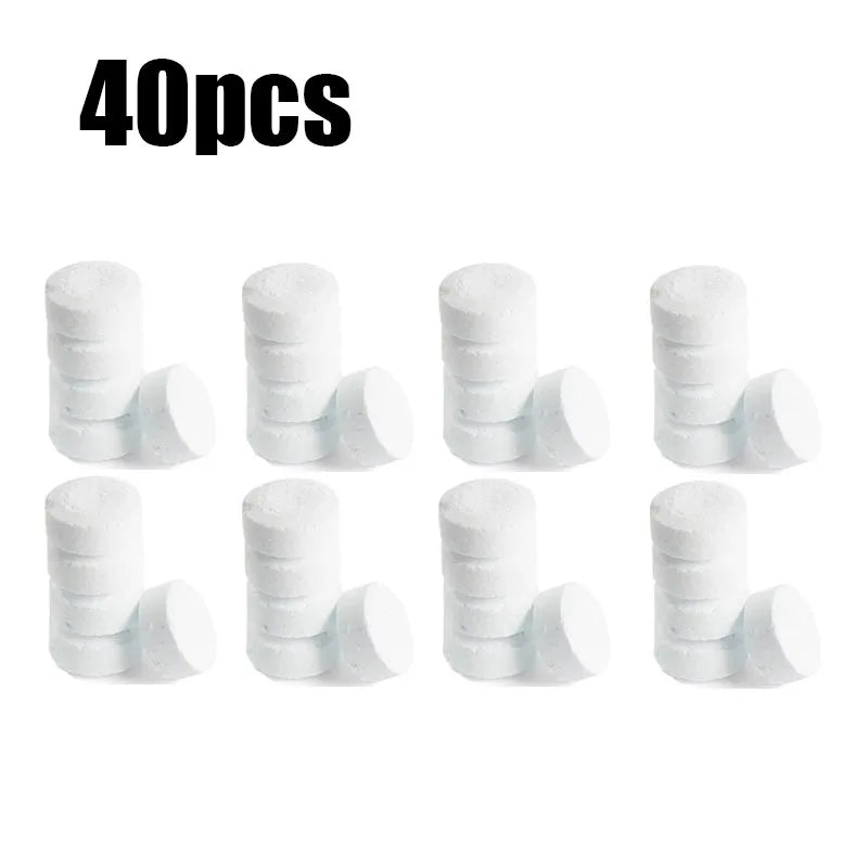10-60pcs Coffee Machine Cleaning Effervescent Tablets Descaling Agent Multi-Purpose Household Cleaning Tool Kitchen Accessories