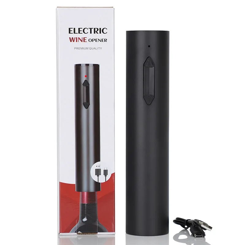 Usb Rechargeable Electric Wine Opener Automatic Red Wine Corkscrew Kitchen Gadgets Bottle Opener for Party Bar Accessories