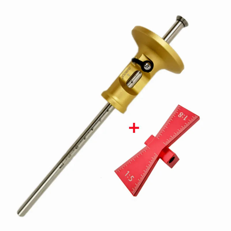 Dovetail Jig Wheel Marking Gauge Tool Set Wood Scribe Tool Woodworking Parallel Line Drawing Mortise Marking Gauge W/ Blade